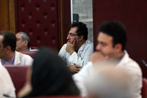 جلسه کمیته مورتالییتی مورخ 10 آبان ماه سال جاری در مرکز قلب و عروق شهید رجایی: عکس شماره 7 / 12